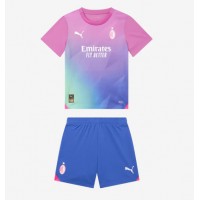 AC Milan Pierre Kalulu #20 3rd trikot Kinder 2023-24 Kurzarm (+ Kurze Hosen)